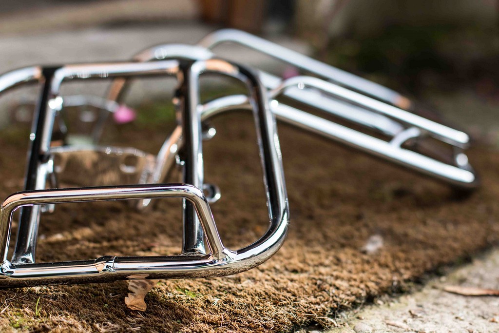 Scooter rack rechromed