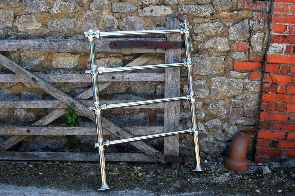 A vintage towel rail restored in chrome by Ashford Chroming