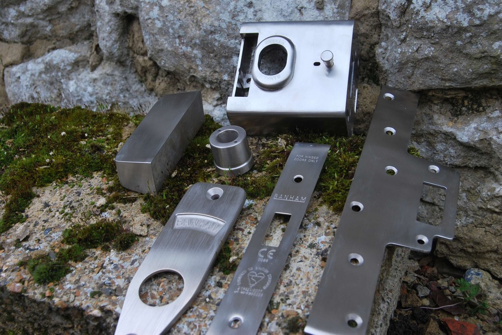 Picture showing some boat winches we restored in chrome plate.